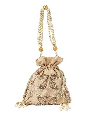 Paisley gold potli 1