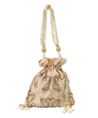 Paisley gold potli 2