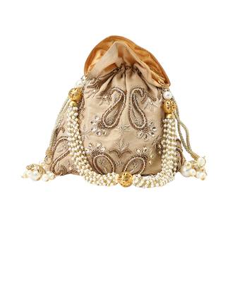 Paisley gold potli 3