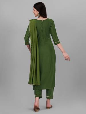 Green
 embroidered
 cotton silk
 kurtas-and-kurtis
 2
