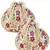 Dangle Cream & Multi Floral Embroidered Faux Silk Potlis Combo (Pack of 2)