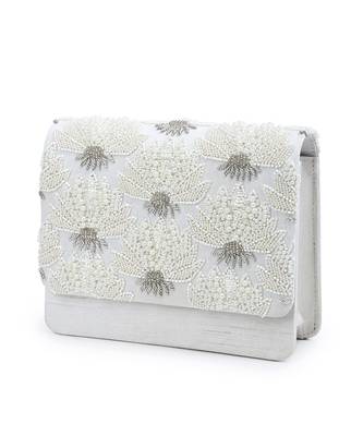 Pearl floral clutch 4