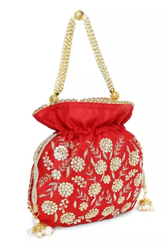 Red beauty potli