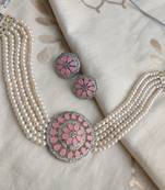 Pink necklaces