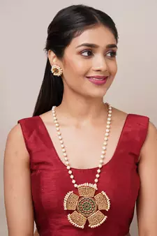 Gold necklaces