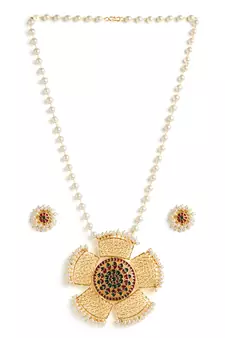 Gold necklaces