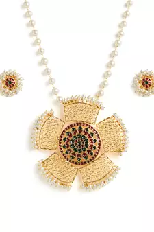 Gold necklaces