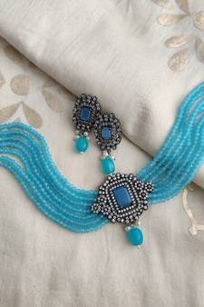 Silver necklaces