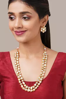 Gold necklaces