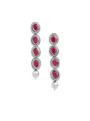 Maroon necklaces 4