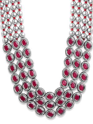 Maroon necklaces 5