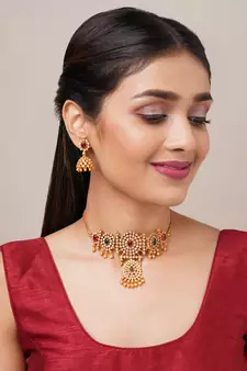 Red necklaces