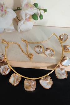 Gold necklaces