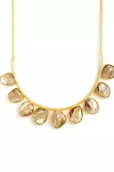 Gold necklaces