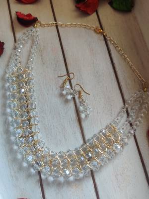 White necklaces 1