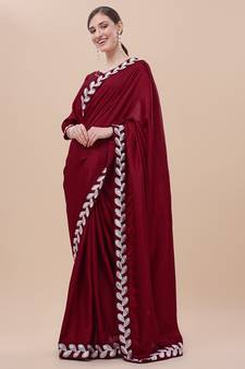 Dark-Teal Embroidered Georgette Salwar