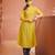 Cotton Lemon Kurta Suits