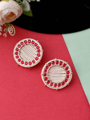 Red earrings 1
