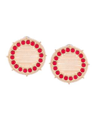 Red earrings 3