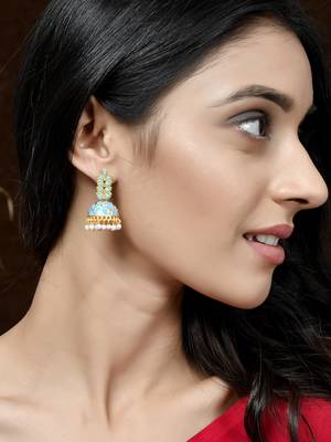 Blue earrings 2
