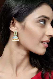 Blue earrings