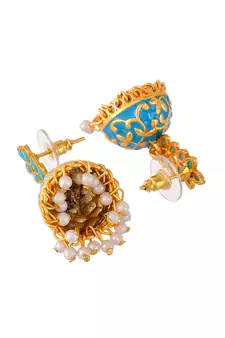 Blue earrings