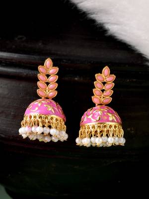 Pink earrings 1