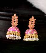 Pink earrings