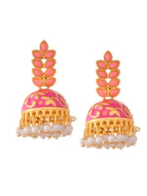 Pink earrings 3