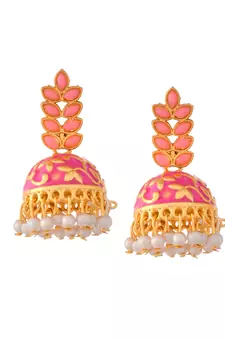 Pink earrings