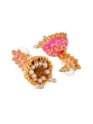 Pink earrings 4