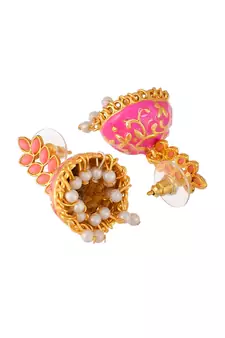 Pink earrings
