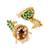 Green earrings