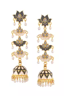 Grey earrings