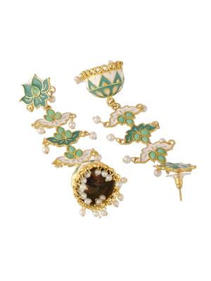 Green earrings 4