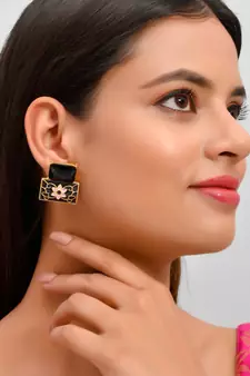 Black earrings