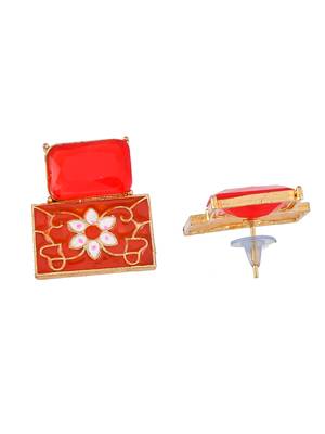 Red earrings 4