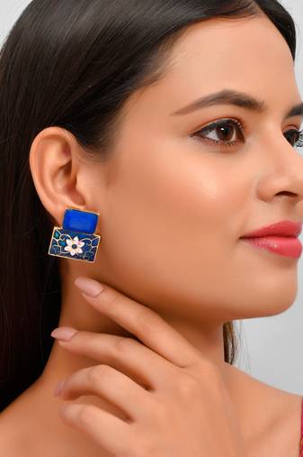 Blue earrings