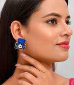 Blue earrings