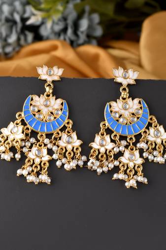 Blue earrings