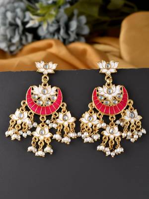 Pink earrings 1
