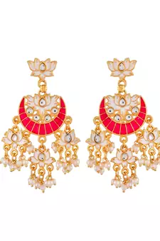 Pink earrings