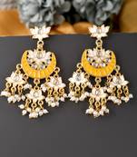 Yellow earrings