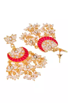 Pink earrings