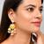 Yellow earrings