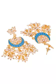 Blue earrings