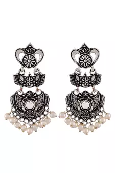 Silver earrings