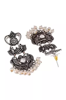 Silver earrings
