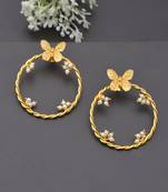 Gold earrings