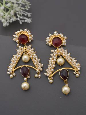 Brown earrings 1